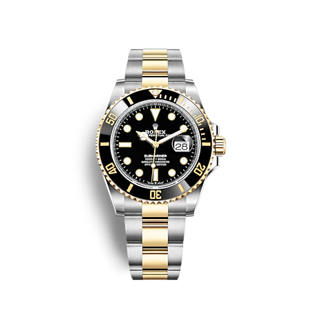 Two Tone Submariner Steel+Gold/Black