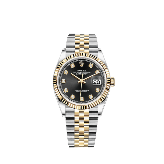 Datejust 36 Yellow Gold Black Dial