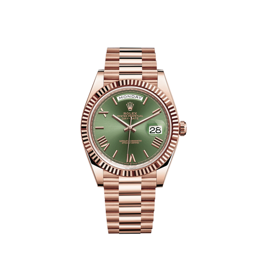 Day-Date 40 Everose/Olive Green