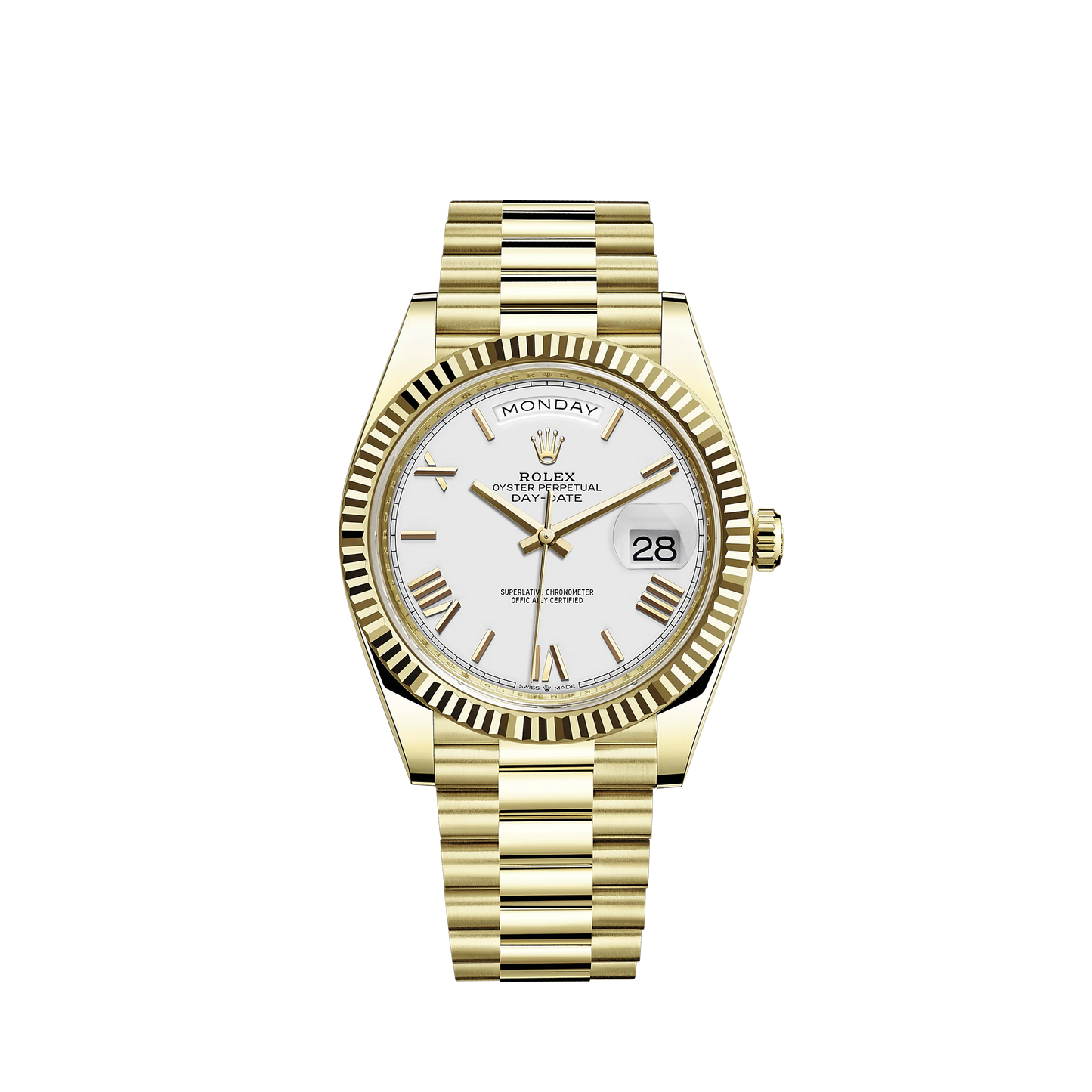 Day-Date 40 Gold/White