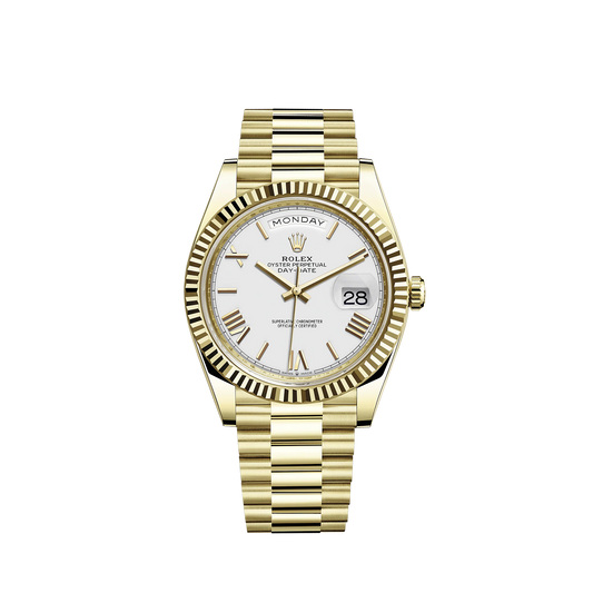 Day-Date 40 Gold/White